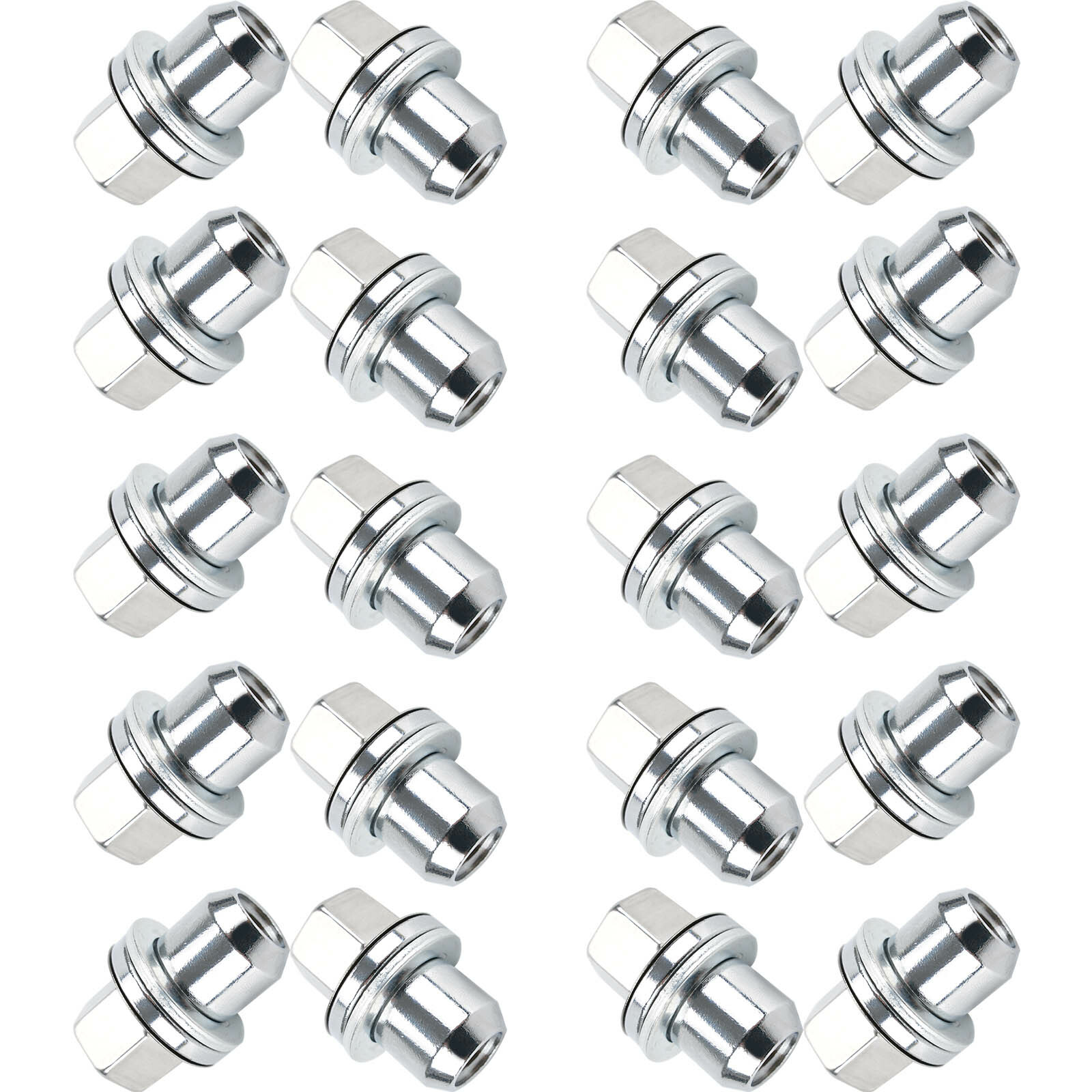 20x Stainless Wheel Nuts For Range Rover L322 Sport RRD500510 LR068126