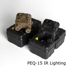 SOTAC Tactical Flashlight PEQ-15 - IR Lighting + Red / Green Laser + IR Laser