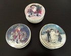 Vintage Reticulated Christmas Trinket Potpourri Bowls and Covers — photo 1