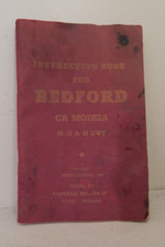 Bedford CA 10/12/15cwt Classic Van Owners Manual