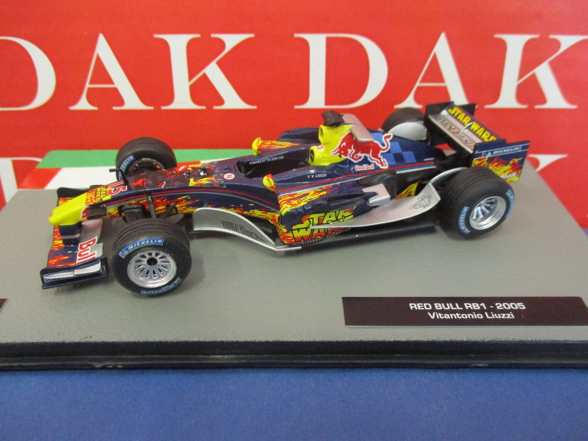 Die cast 1/43 Modellino Auto F1 Red Bull RB1 Star Wars 2005 V
