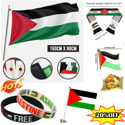 Free Gaza Palestine Flag Jewelry By Tinh Tran Le Thanh - Fine Art America - Foto 13