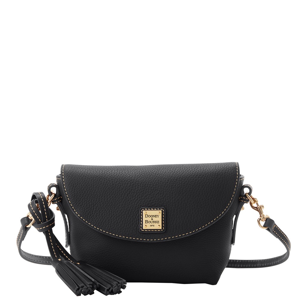 Dooney & Bourke Pebble Grain Leather Crossbody Saddle Bag for Women