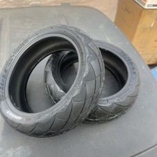 Set Of 2 10inch 70/65-6.5 Vacuum Tire Tubeless Fit For Ninebot Scooter Black