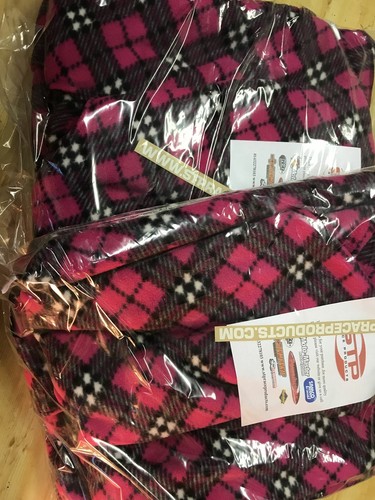 Medium (180-190 section) Pink Tartan Motorcycle Tyre Blankets Fleece Covers Ty - Bild 7 von 7