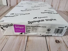 Springhill 8.5” x 14” WHITE  Cardstock Paper 67lb Vellum Bristol 147gsm. 500 SH