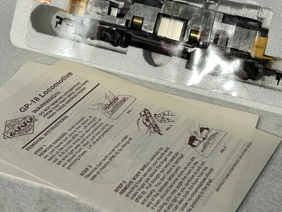 Beautiful Proto 2000 Nickel Plate GP-18 HO - Image 3 of 4