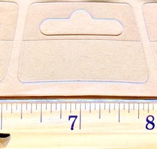 ⭐BEST!!⭐ 1000 X-STRONG ADHESIVE HANG TABS (50oz HOLD!) PEGBOARD SLATWALL HANGERS