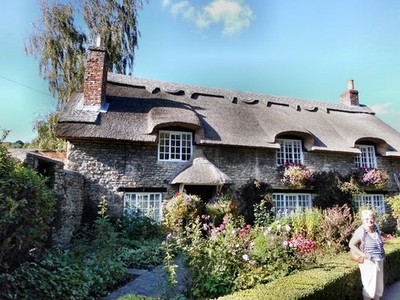 Foto A3 Schokokiste Landhaus Thornton-le-Dale Reetdachhaus in Thor c2016