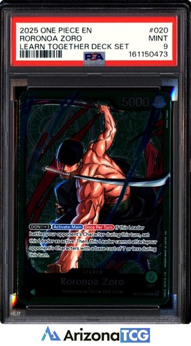 Roronoa Zoro (Zoro Deck) graded PSA 9 for sale on eBay