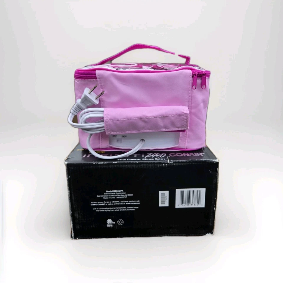 Conair Infiniti Pro кудри и волны старая школа 1» силиконовый Hot ролики розовый путешествий - Изображение 3 из 4