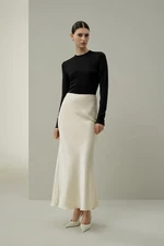 Lilysilk T-Shirts & Tops Silk Breeze Jersey Long Sleeve Slinky Top Black Size: M