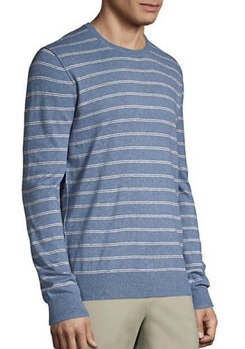 ATM Anthony Thomas Melillo Double Stripe Cotton & Cashmere Sweater Sz S NEW - Picture 3 of 5