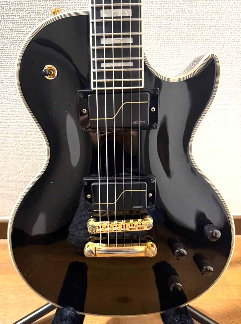 ミュージシャン Epiphone - TRIVIUM Epiphone TRIVIUM Matthew Kiichi Heafy Les Paul Custom Guitar Black