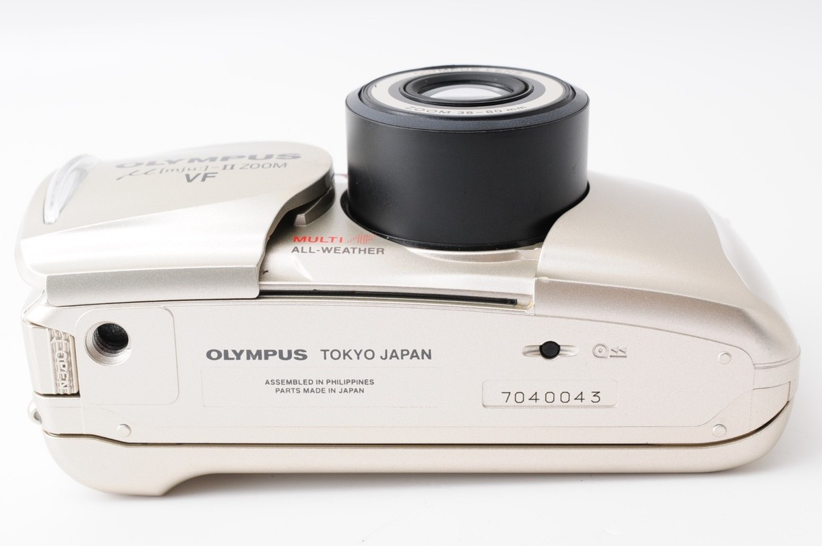 ❁完動品❁Olympus オリンパス mju ii 2 ZOOM VF Olympus μ mju ii Zoom VF Point & Shoot Compact Film Camera 【OPT