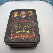 Jack Daniels Tin Old Time Tennessee No 7 Whiskey Box Hudson Scott & Sons Vintage