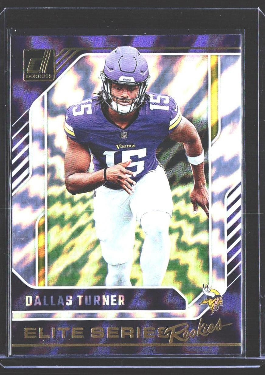 Dallas Turner 2024 Donruss The Elite Series Rookies #21 Minnesota Vikings