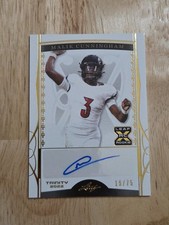 2022 Leaf Trinity MALIK CUNNINGHAM Autograph /75 #BA-MC1 Rookie Auto SP