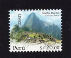 2020 PERU MACHU PICCHU MNH