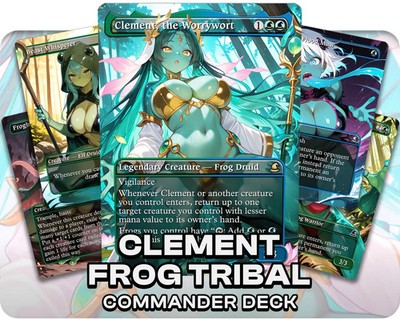 Clement Frog Tribal | Frog Waifus | Commander Deck