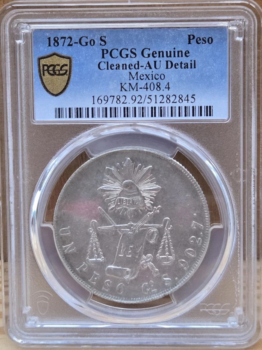 N4282【メキシコ】1872年50セント　古銭　　銀製　詳細不明？ N4282【メキシコ】1872年50セント 古銭 銀製 詳細不明？ 1872 Second