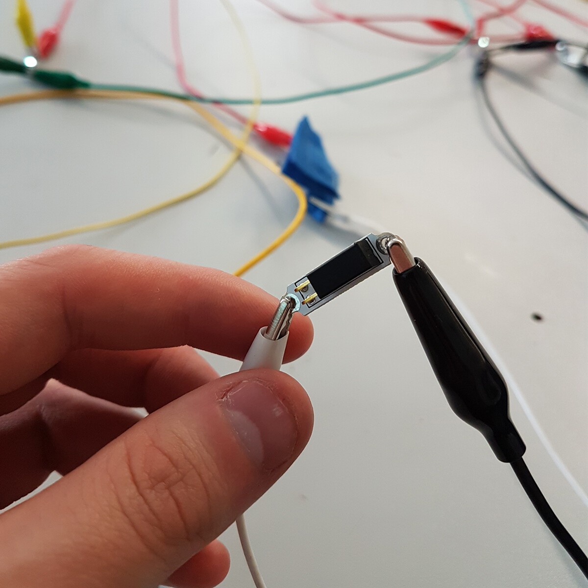 20 Pcs Electrical Jumper Cables Test Leads with Alligator Clips for Circuit new