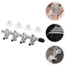 Distributore erogatore ossigeno serbatoio pesci controllo flusso aria acquario 5 pezzi