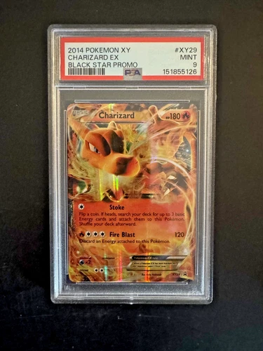Charizard EX Pokémon XY XY29 Black Star Promo Holo PSA 9 2014 TCG Card Stock