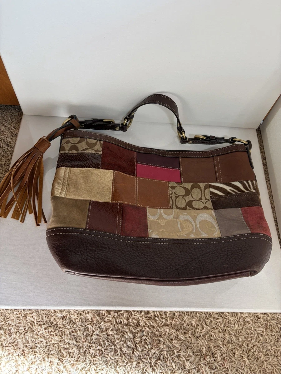Coach Patchwork Shoulder Bag Exterior Bags & Handbags for Women