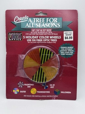 4'' Fiber Optic Color Changing Wheel Replacement For Christmas Tree Sightsational