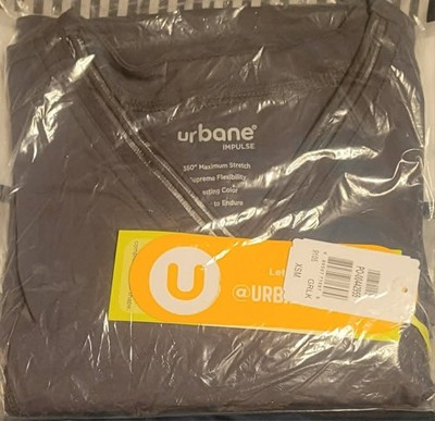 Urbane Impulse Shirt-Top Scrub Model 9105 color dark grey Size XSM
