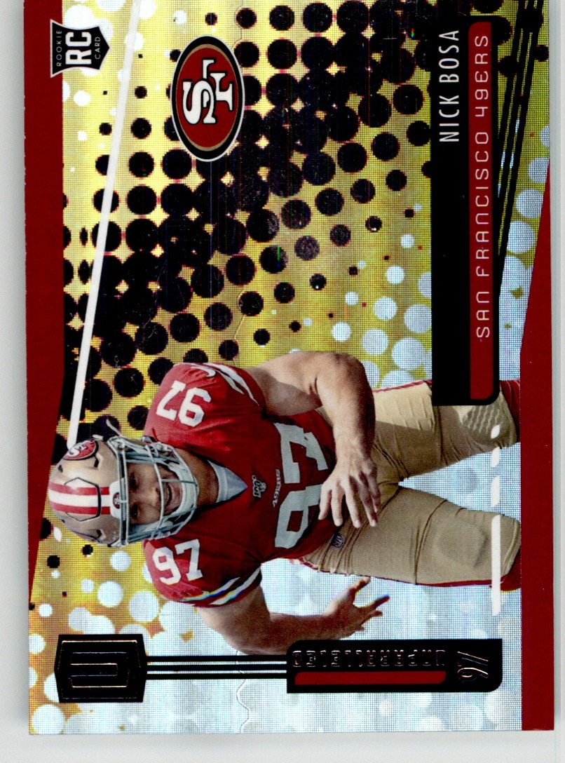 Nick Bosa 2019 Panini Unparalleled 202 San Francisco 49ers Rookie