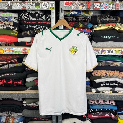 SENEGAL NATIONAL TEAM 2007 2009 HOME FOOTBALL SHIRT SOCCER JERSEY PUMA SIZE ~L