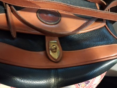 Dooney & Bourke R343 Leather Satchel Handbag - Orange