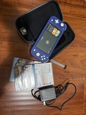 Nintendo Switch Lite HDH-001 Handheld Console blue 32GB With Games