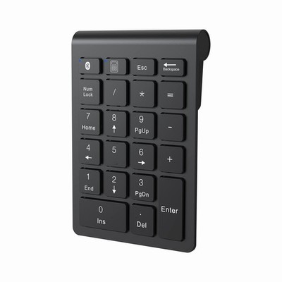 cimetech Bluetooth Numpad, kabelloser Ziffernblock mit 22 Tasten schwarz