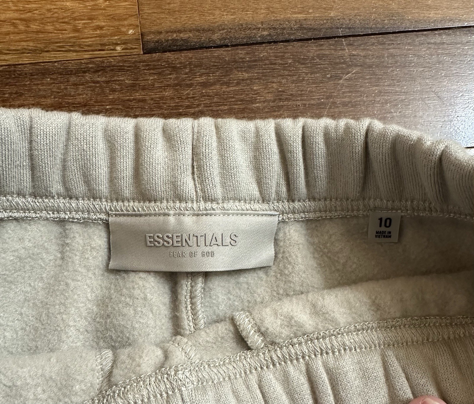 Essentials Fear Of God 1977 Grey Gray/ Khaki  Sweatpants Kids 10. New With Tags! thumbnail 10