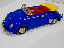 Volkswagen Cabriolet- friction wheels/ battery light- All Tin Japan Works-MINT