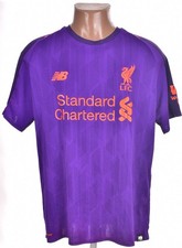 LIVERPOOL 2018/2019 AWAY FOOTBALL SHIRT NEW BALANCE SIZE L ADULT