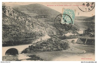 BAHP3-0339-34   Umgebung Von SAINT-PONS   Château De Pont-de-Ratz