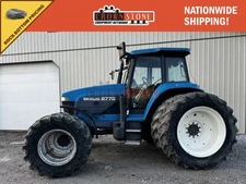 NEW HOLLAND 8770 TRACTOR,6175HRS, CAB, HEAT&A/C,4WD, PWR SHIFT TRANS, 190 HP