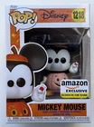 Funko Pop Disney Mickey Mouse Glow in the Dark Amazon Exclusive w/Protector 1218