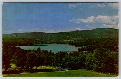 c1950s Lake Fairlee East Road Ely VT Bromley Mike Roberts Postcard
