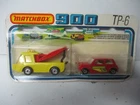Matchbox Lesney Superfast Two Pack TP-6 Toe Joe- yellow & Racing Mini, card