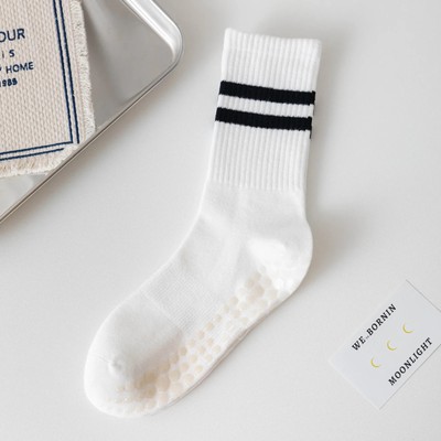 Rutschfeste Damen Sportsocken Yoga Pilates Fitness Schuhe Baumwolle