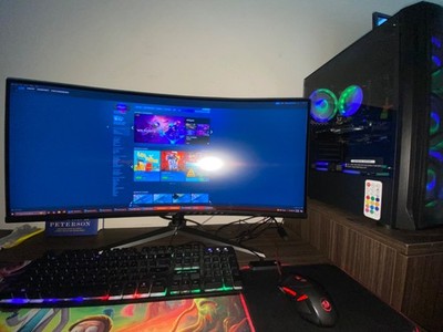 STGAubron Gaming PC Desktop Computer, Intel Core I7 up to 3.9 GHz, Radeon RX 580