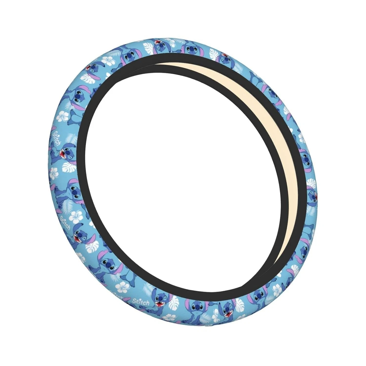 Blue Breathable Steering Wheel Cover