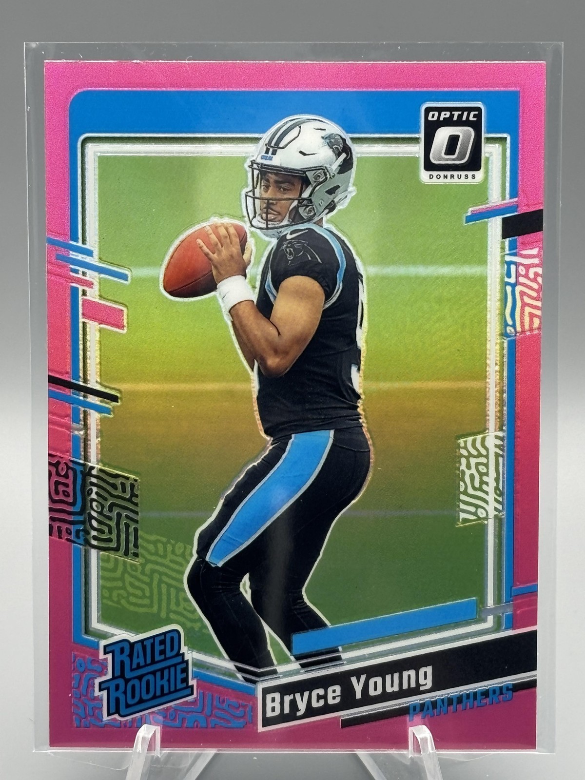 2023 Donruss Optic #213 Bryce Young Pink