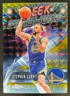 2025-26 Topps Chrome Stephen Curry Sleek Finishers Geometric Gold Refractor #/50