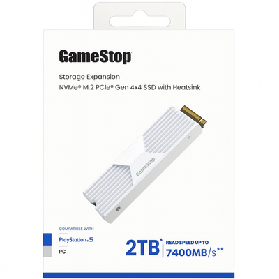 Storage Expansion 2TB NVMe M.2 PCIe Gen 4x4 SSD w/ Heatsink for Storage Expansion 2TB NVMe M.2 PCIe Gen 4x4 SSD w/ Heatsink for